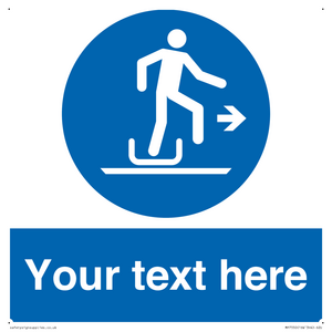 Custom Alighting from a toboggan to the right